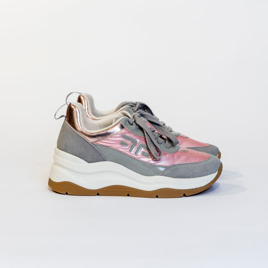 Sneakers Fornarina Rosa e Argento
