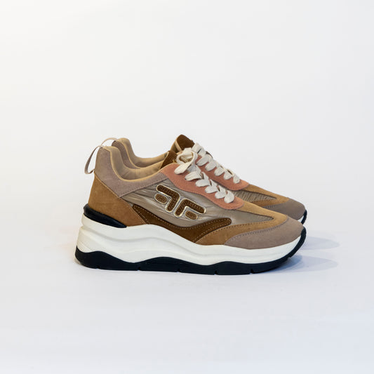 Sneakers Fornarina Beige e Marroni