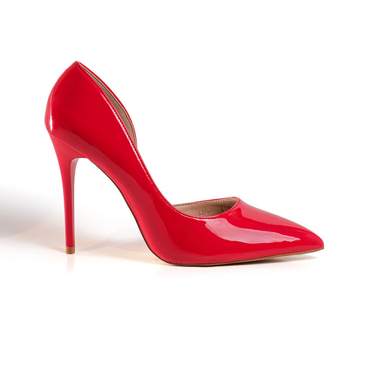 decolletè vernice rossa