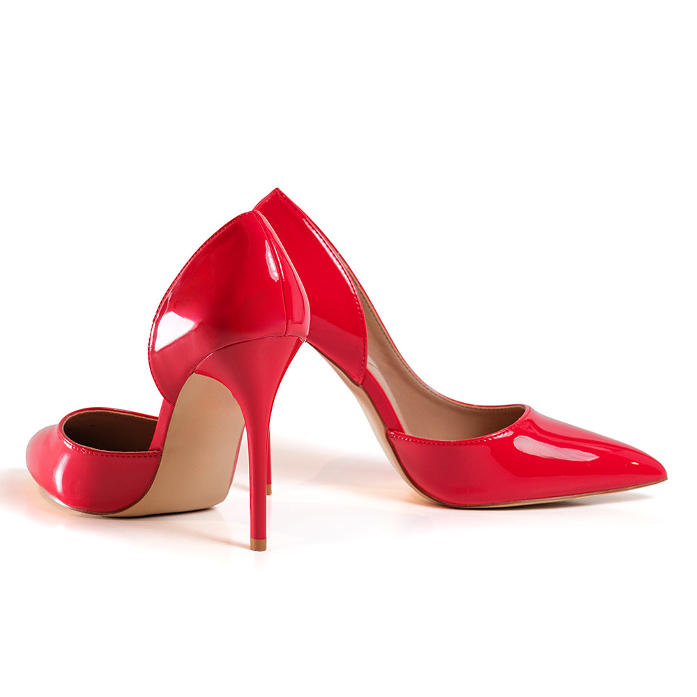 decolletè vernice rossa