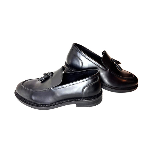 Mocassino nero con Nappina. Stile Bold - Mille 940 Dino's