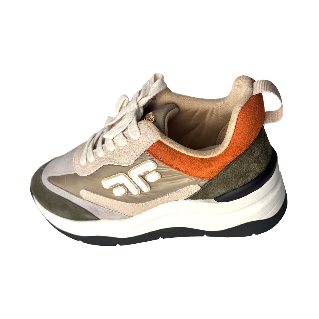 Sneaker Donna Camoscio Fornarina | Tricolore & Para 30mm