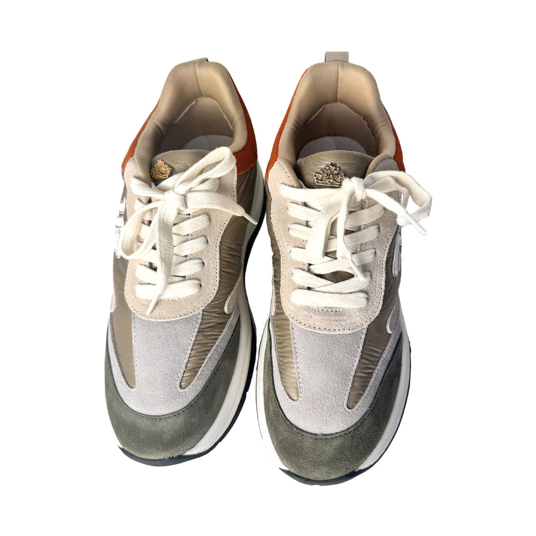 Sneaker Donna Camoscio Fornarina | Tricolore & Para 30mm