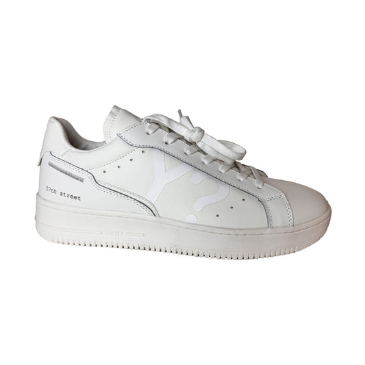 Sneaker Uomo YNOT? in Vera Pelle Bianca