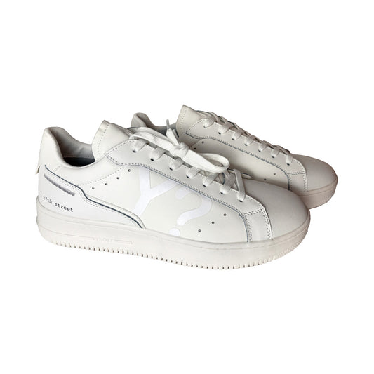Sneaker Uomo YNOT? in Vera Pelle Bianca