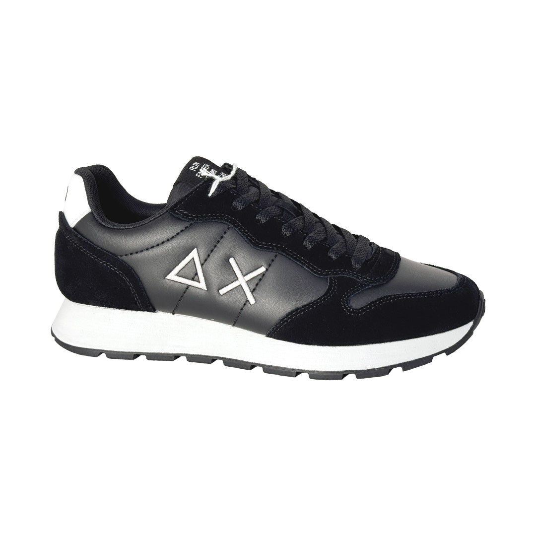 Sneaker Uomo AX Sun68 in Suede e Pelle - Nero