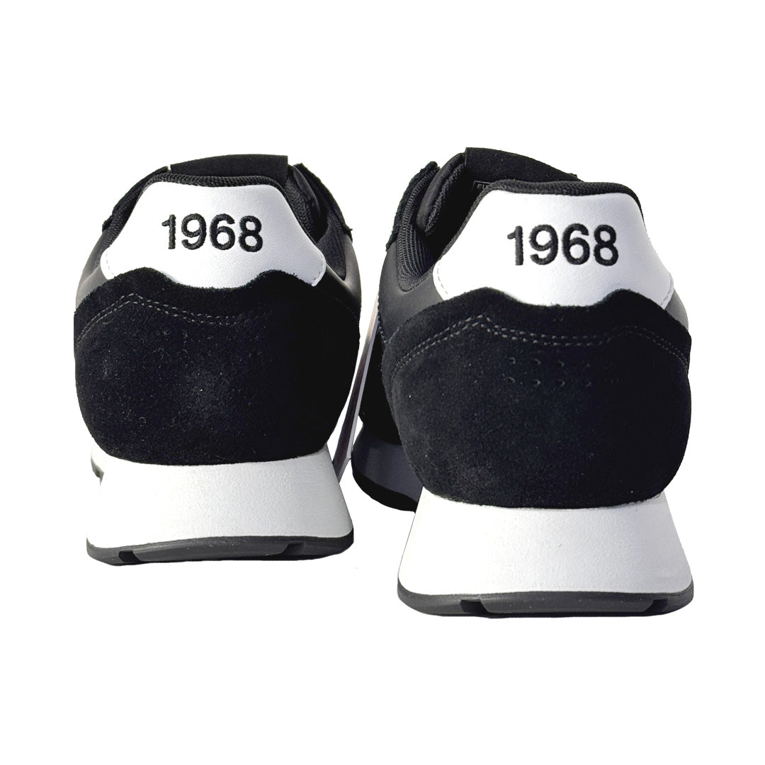 Sneaker Uomo AX Sun68 in Suede e Pelle - Nero