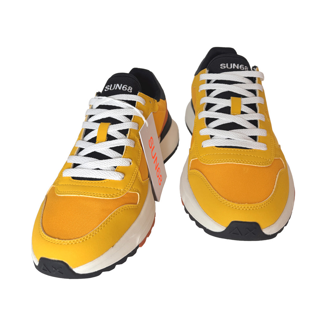 Sneaker Uomo AX Sun68 in Tela Gialla