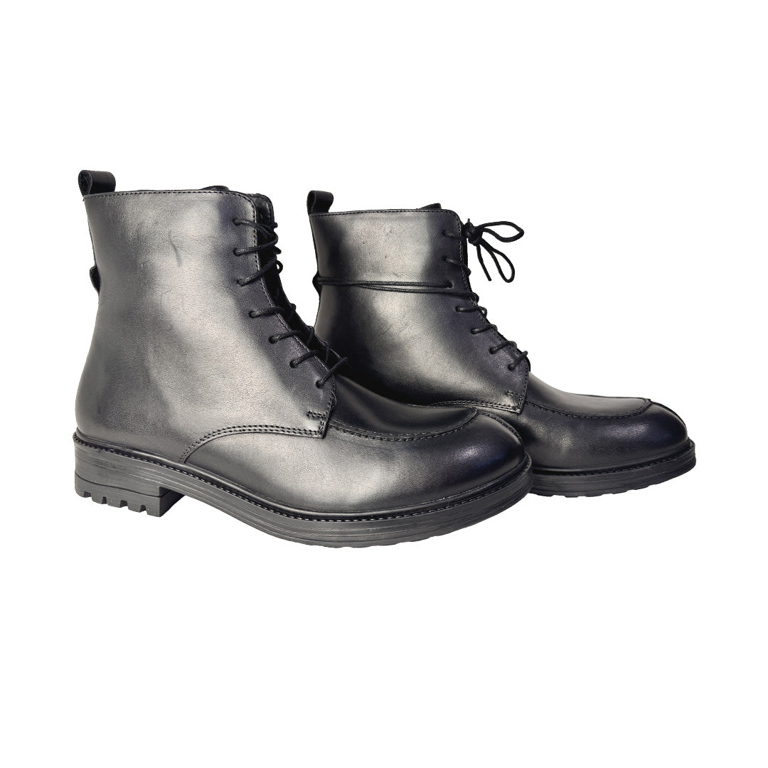 Anfibio Uomo Mille 940 Dino's in Pelle Nero - Suola Antiscivolo