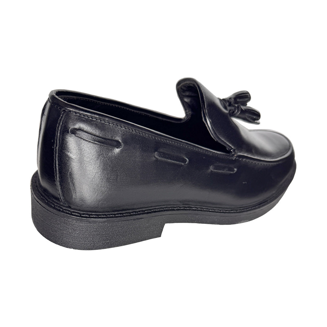 Mocassino Freetime in Pelle Nero con Nappine