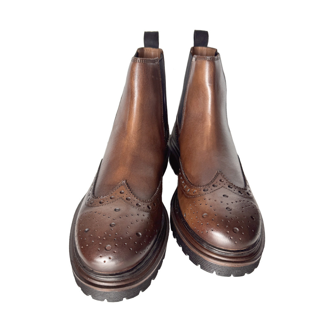 Beatles Mille 940 Dino's in Pelle Cognac – Stile Inglesina con Impunture