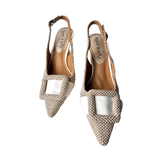 Chanel Rosso di Sera – in Tessuto Effetto Vimini Bianco e Beige