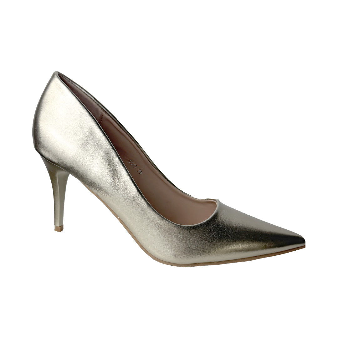 Defilè Décolleté Platino – Tacco 8 cm