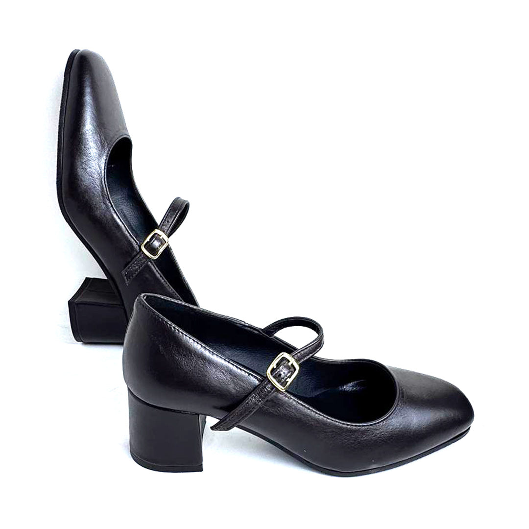 Decolleté Testa di Moro – Punta Squadrata e Tacco 5 cm