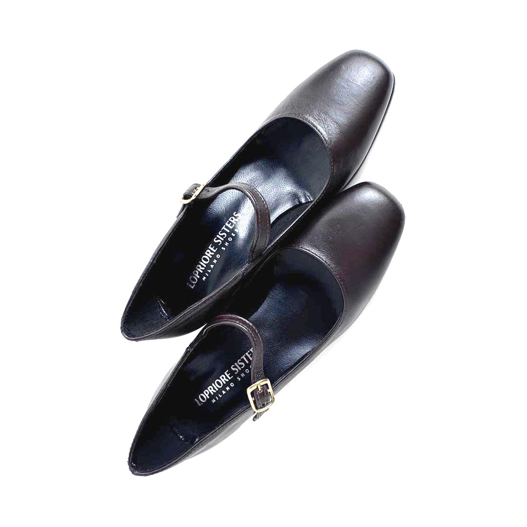 Decolleté Testa di Moro – Punta Squadrata e Tacco 5 cm