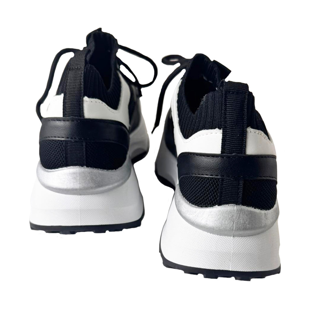 Sneaker Slip-On Elasticizzata Bicolore – Leggera e Pratica