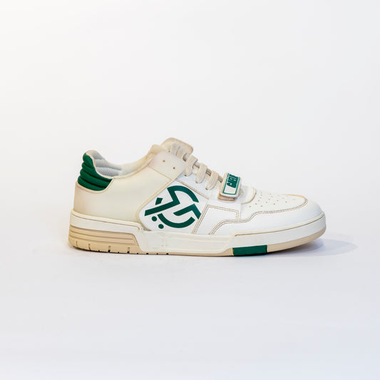 Sneakers Gaelle bianco e verde