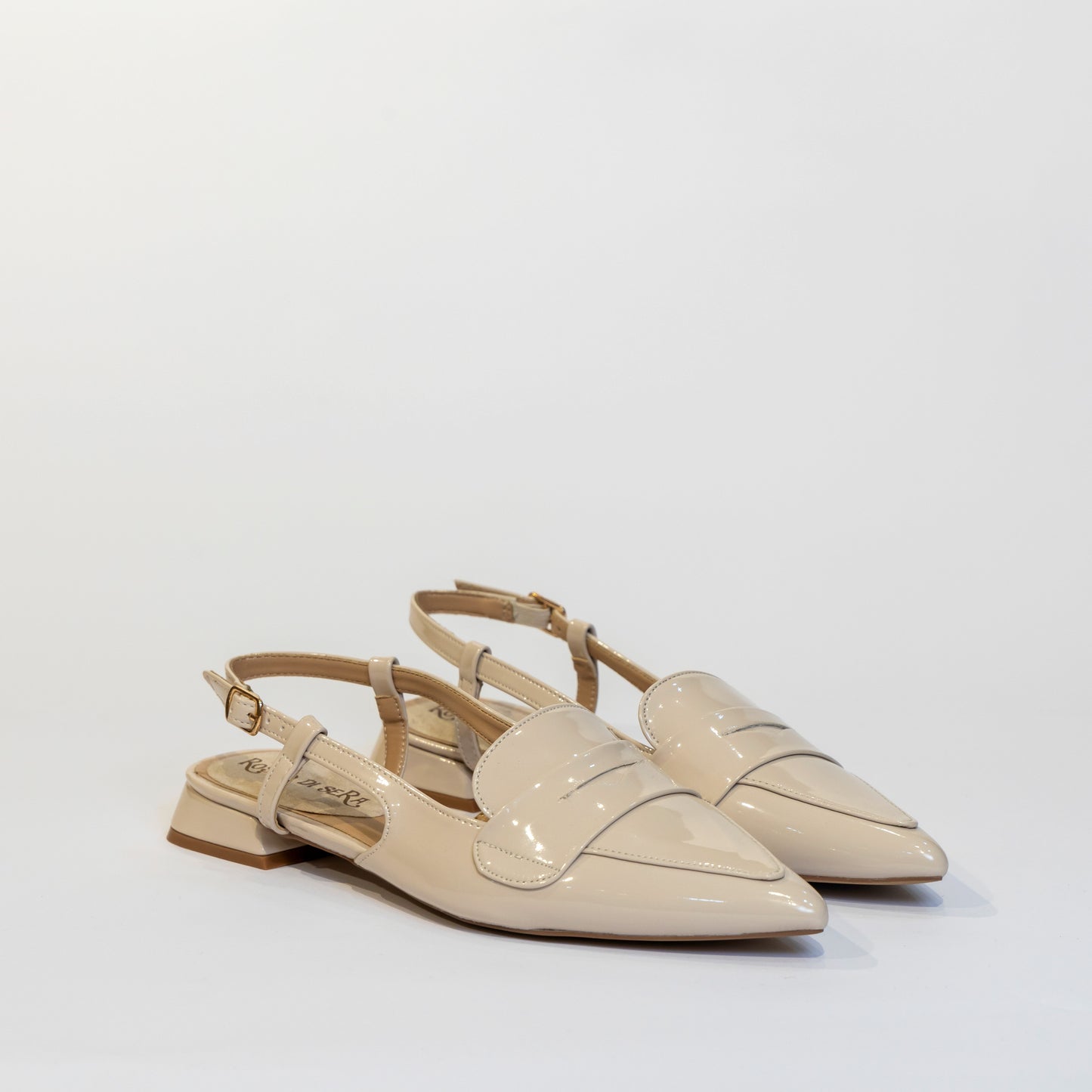slingback cipria