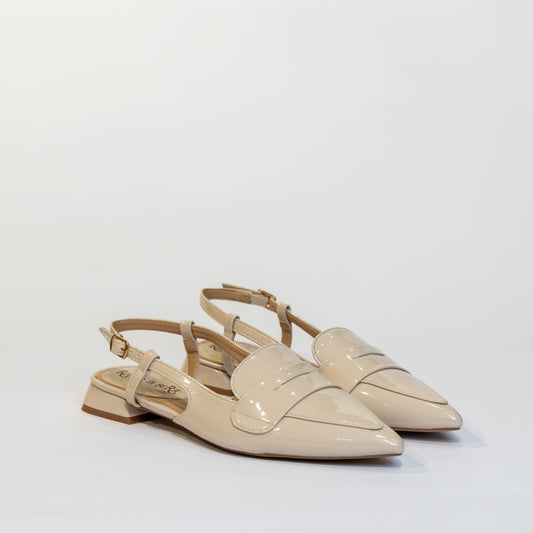 slingback cipria