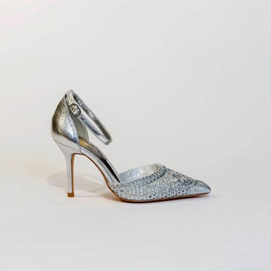 Decolettè tallonata argento