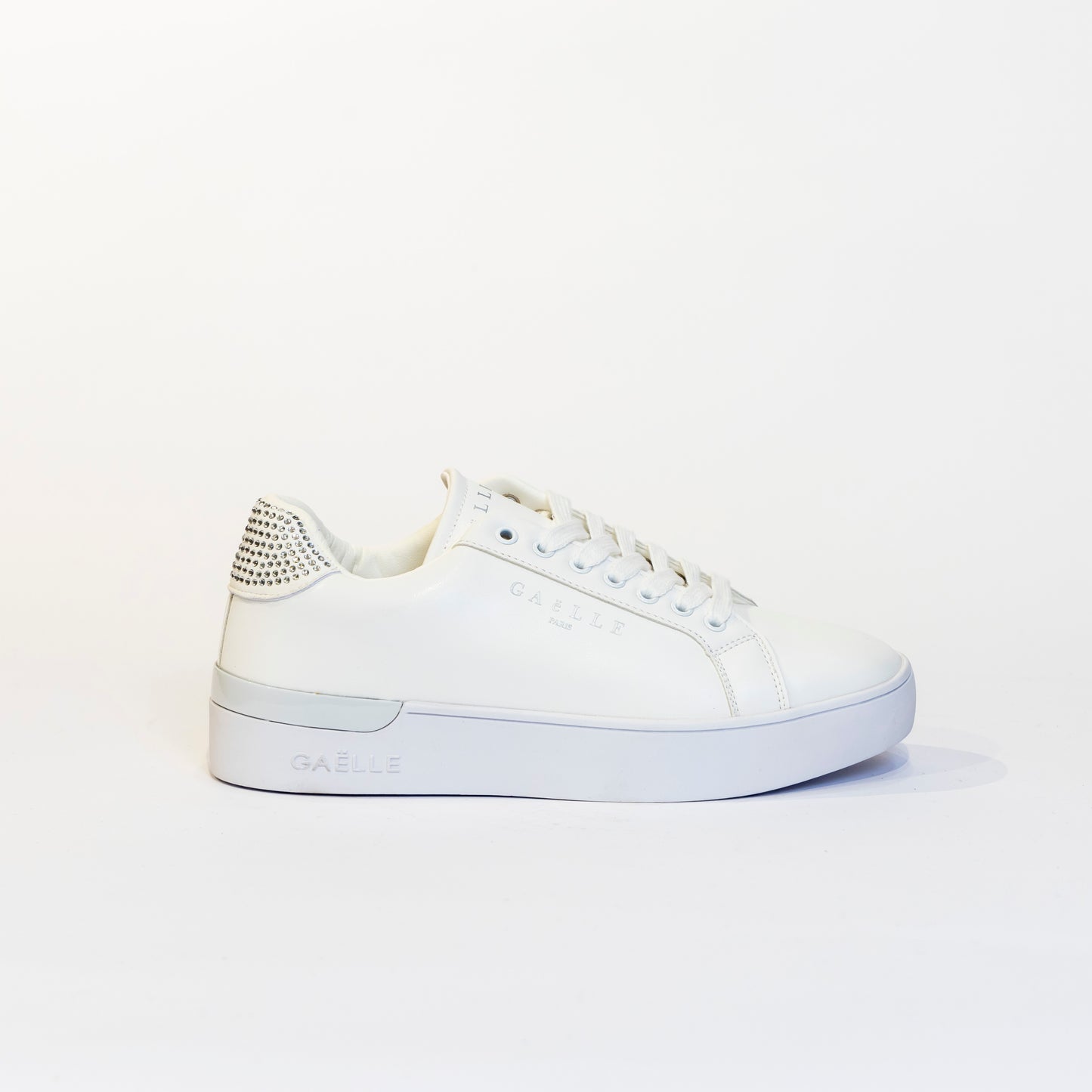 Sneakers Gaelle bianco con glitter