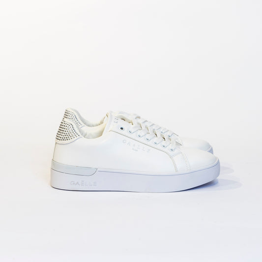 Sneakers Gaelle bianco con glitter