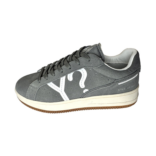 Sneaker YNOT? Grigio Scuro in Pelle: L'essenza del Casual Urbano