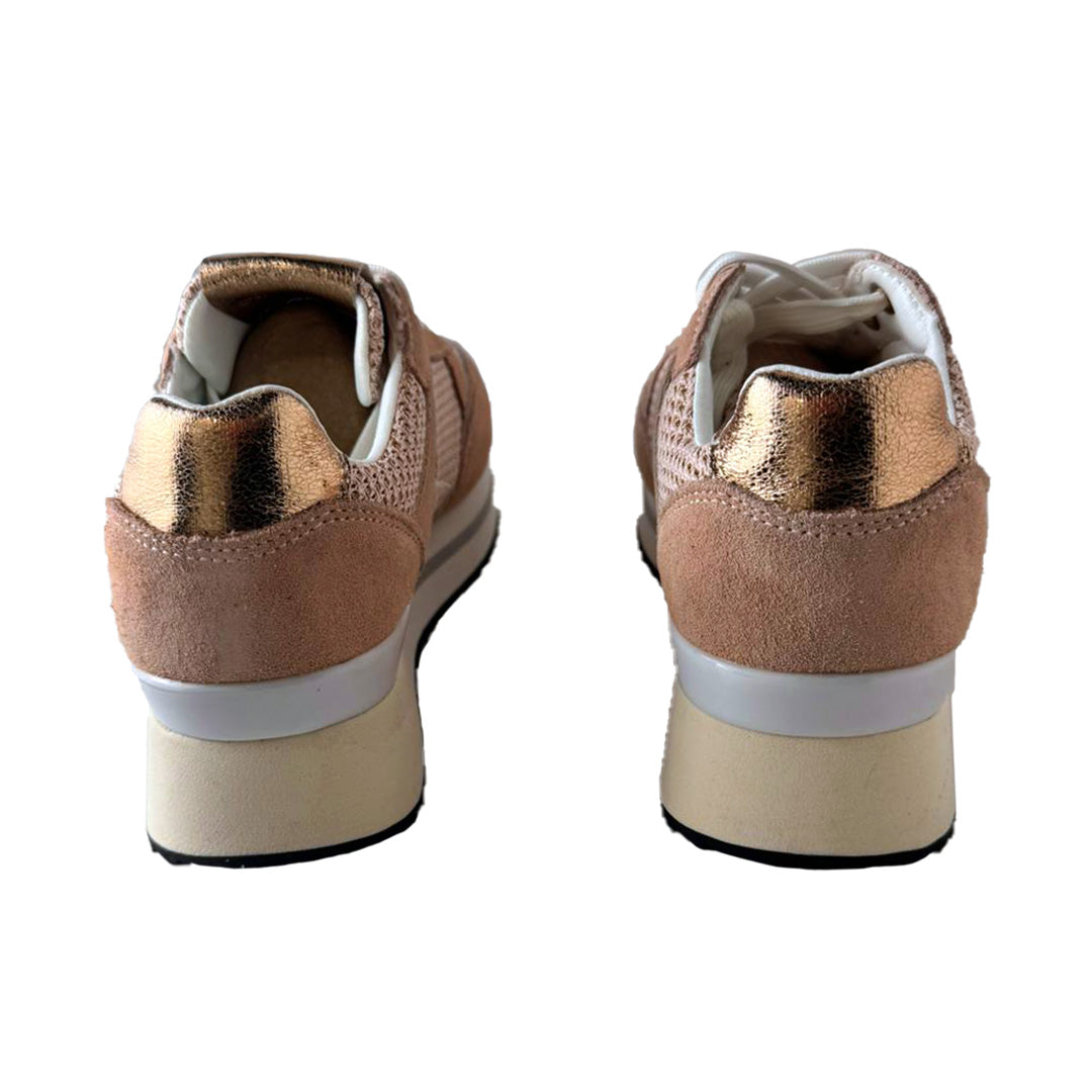 Sneaker YNOT? Nauge Multi-materiale - Platform 3cm