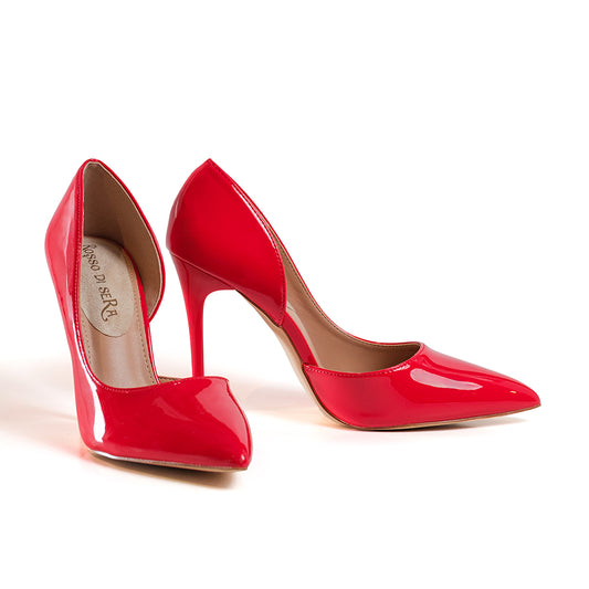 decolletè vernice rossa